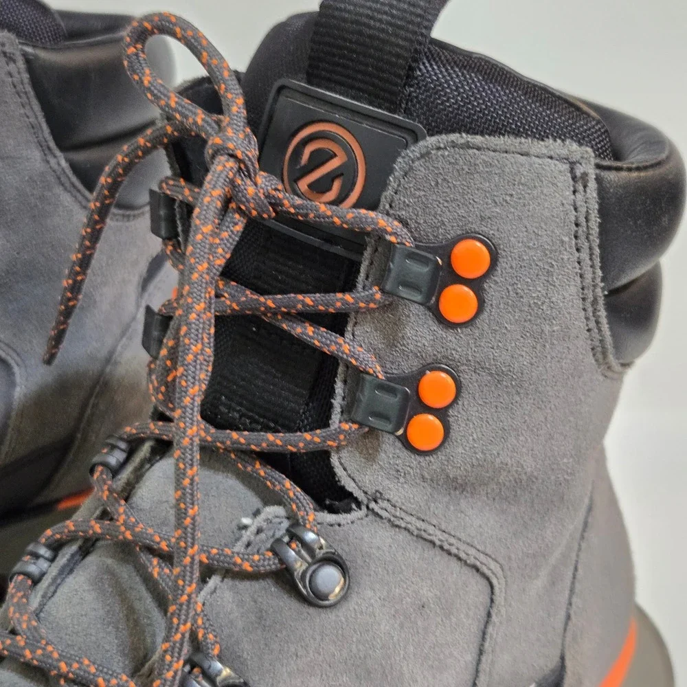 Cole Haan Zerogrand Hiking Boots Mens 12M Grey Waterproof Insulated Suede C31847